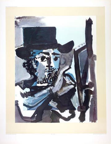 Pablo Picasso (1881-1973), after - Painter at Work -
