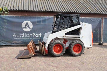 Veiling: Schranklader Bobcat 741 Diesel, Ophalen, Wiellader of Shovel