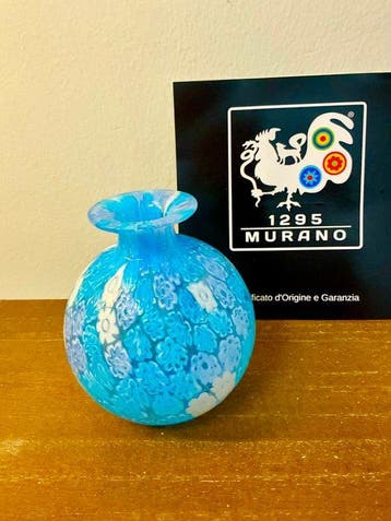 Murano - Livio Campanella - Vaas - Bolvaas - Muranoglas, Antiek en Kunst
