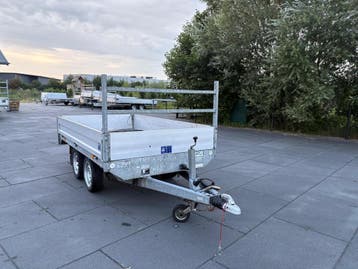 Saris Plateauwagen 270 x 150 cm met vlakzeil in goede staat, Auto diversen, Aanhangers en Bagagewagens, Ophalen, Gebruikt