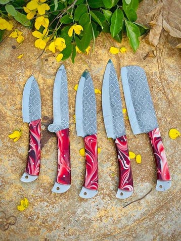 Descentcrafts Handmade - Keukenmes - Kitchen knife set -