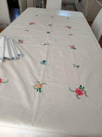 Tafelkleed (7) - 170 cm - 130 cm - Tafelkleed met 6, Antiek en Kunst, Antiek | Kleden en Textiel