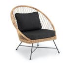 Lounge Tuinstoel - Aurora - Wicker Naturel - The Outsider, Verzenden, Nieuw