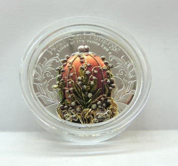 Mongolië. 1000 Togrog 2025, Peter Carl Fabergé - Lilies of