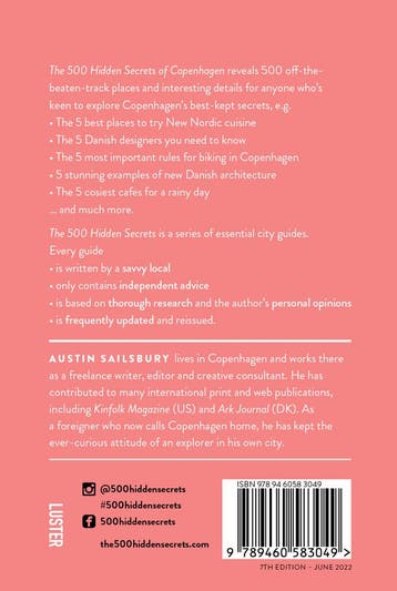 The 500 Hidden Secrets of Copenhagen / Hidden Secrets, Verzenden, Zo goed als nieuw, Austin Sailsbury