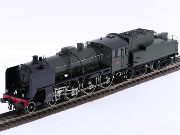 Schaal H0 Philotrain 74D stoomlocomotief Serie 4000 van d..., Ophalen of Verzenden, Zo goed als nieuw, Gelijkstroom, Locomotief