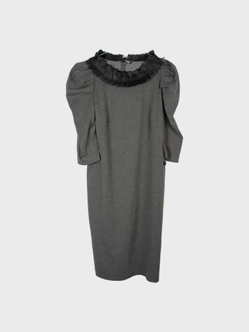Reni Leza Occasion Dress Dames maat M Grijs, Maat 38/40 (M), Reni Leza, Ophalen of Verzenden, Zo goed als nieuw