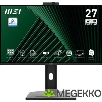 MSI PRO MP275QPDG 27  Quad HD IPS USB C Monitor, Verzenden, Nieuw, MSI