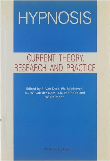 Hypnosis : current theory, research and practice, 11th, Verzenden, Gelezen, R. van Ed Dyk