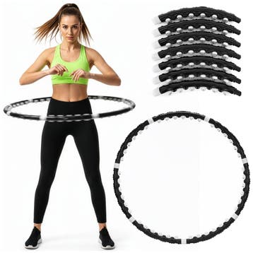 Hoelahoep - Hoepel - Fitness - Opvouwbaar - Cardiotraining, Sport en Fitness, Ophalen of Verzenden, Nieuw