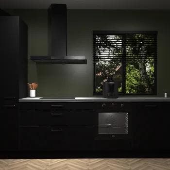 Zwarte keuken Cuba 29553, Verzenden, Nieuw