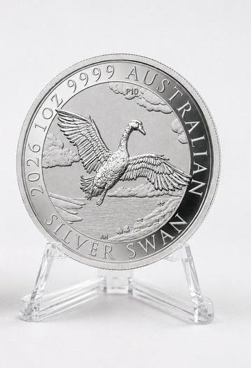 Australië. 1 Dollar 2026 The Swan – 1 oz Silver Coin BU