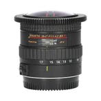 Tokina AT-X 10-17mm f/3.5-4.5 DX NH V Fisheye  met garantie, Ophalen of Verzenden, Gebruikt