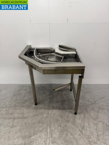 RVS Afvoertafel ten behoeve van Doorschuifvaatwasser 92,5 x, Zakelijke goederen, Horeca | Keukenapparatuur, Ophalen of Verzenden