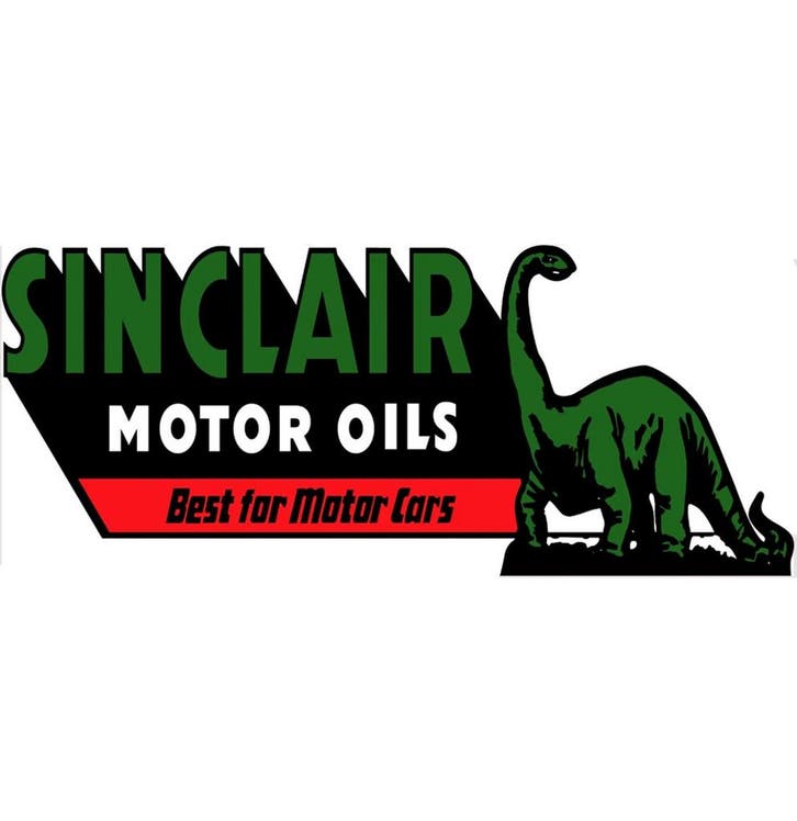 Sinclair Motor Oils XL Stalen Bord - 120 x 45cm, Huis en Inrichting, Woonaccessoires | Wanddecoraties, Ophalen