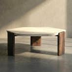 *WOONWINKEL* Salontafel Met Marmeren Blad, Verzenden, Nieuw