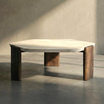 *WOONWINKEL* Salontafel Met Marmeren Blad, Huis en Inrichting, Tafels | Salontafels, Verzenden, Nieuw