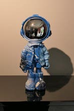 RichART - Astronaute version pop (dégradé de bleu)