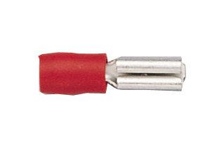 Vlakstekkerhuls geisoleerd rood 0.5 -1.5 qmm 50 stuks, Verzenden, Nieuw