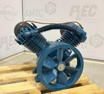 Losse zuigercompressor met 2 cilinders merk Narvik SC22, Ophalen