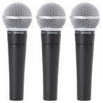 Shure SM 58 dynamische zangmicrofoon (set van 3), Muziek en Instrumenten, Verzenden, Nieuw