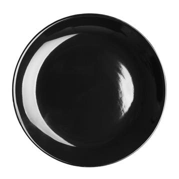 Olympia cafe coupe bord zwart - 200 mm 8 (pak van 12), Huis en Inrichting, Keuken | Bestek, Verzenden, Nieuw