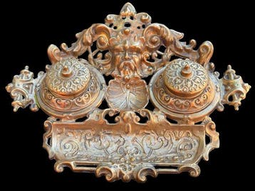 Inktpot - Zeus - Brons, Ormolu