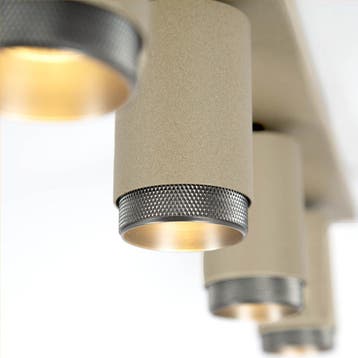 Scott 4 Opbouwspot Champagne Binnenverlichting Spots opbouw, Verzenden, Nieuw, Plafondspot of Wandspot