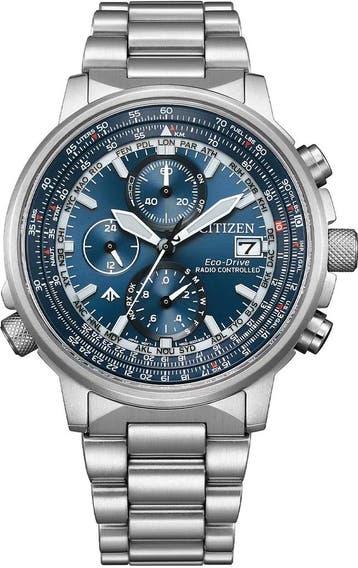 Citizen AT8300-58L Promaster Sky Eco-Drive Radio Controlled, Staal, Verzenden, Nieuw, Polshorloge