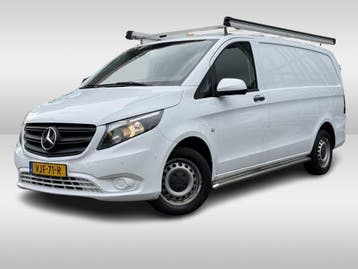 Zakelijke Lease |  Mercedes-Benz Vito 114 CDI Lang | Navi |, Automaat, Stof, Gebruikt, Wit