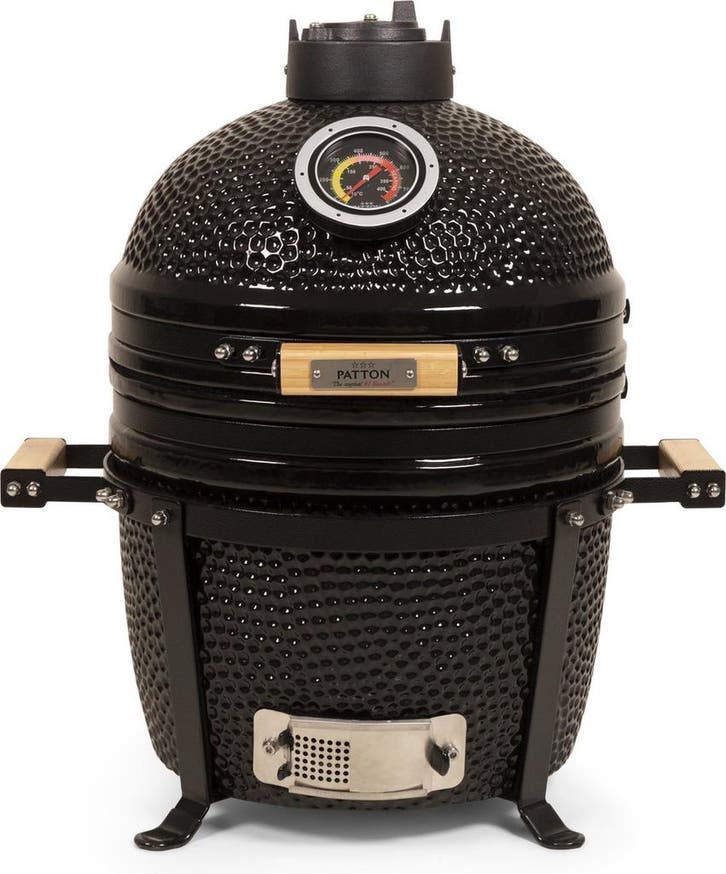 Patton Premium Kamado 15 - Medium - Ø33,5, Tuin en Terras, Houtskoolbarbecues, Verzenden