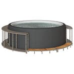 vidaXL Hottub ombouw opbergruimte en houten opstapje poly, Tuin en Terras, Zwembad-toebehoren, Verzenden, Nieuw
