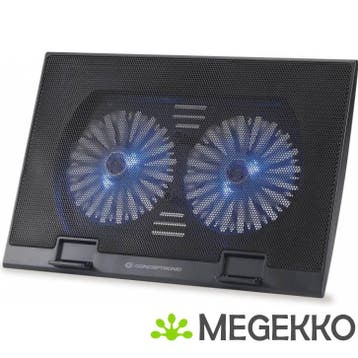Conceptronic Thana 02B 17  Zwart notebook cooling pad, Verzenden, Nieuw
