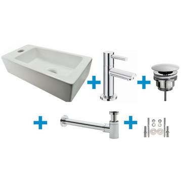 Wiesbaden Fonteinset Rhea S Mini met Fontein Links - Glans, Ophalen of Verzenden, Nieuw
