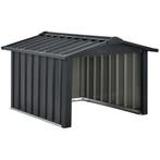 Metalen Maairobotgarage 98x89x63cm - Antraciet, Tuin en Terras, Robotmaaiers, Verzenden, Nieuw