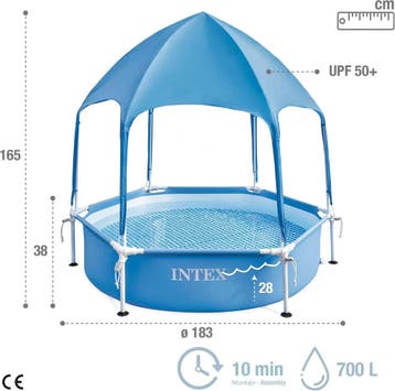 Intex Zwembad met metalen frame, 1,83 m × 38 cm (28209NP), Verzenden, Nieuw