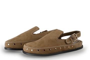 Mexx Instappers in maat 41 Beige, Mexx, Verzenden, Zo goed als nieuw, Instappers
