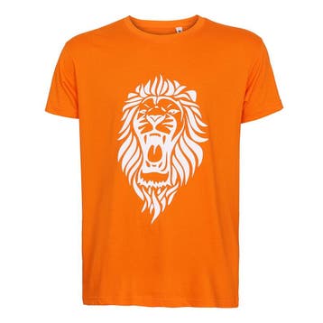 Oranje T-shirt Leeuw - Nederlands Elftal - Katoen -, Verzenden, Nieuw