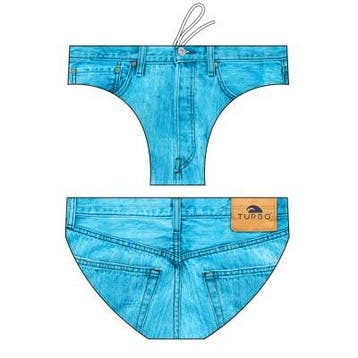 Special Made Turbo Waterpolo broek Jeans bluesky, Nieuw