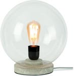 2dekans | Tafellamp glas/cement Warsaw dia.32cm, Huis en Inrichting, Lampen | Tafellampen, Ophalen of Verzenden, Zo goed als nieuw