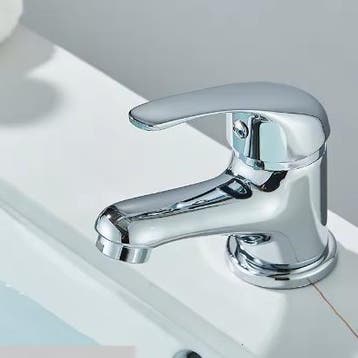 Verchroomde Wastafelkraan Warm en Koud Water Mengkraan, Verzenden, Nieuw