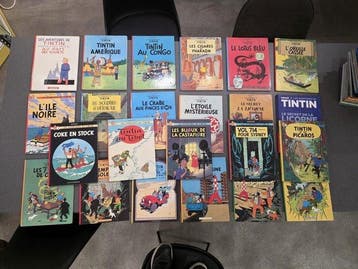 Tintin - T.1 au T.23 - EO/Ré - 23 Album - 1973/2011, Nieuw