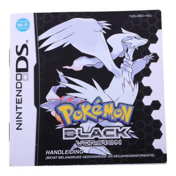 Pokemon Black Version - DS (Losse Handleiding), Spelcomputers en Games, Verzenden, Zo goed als nieuw