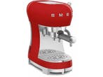 Smeg ECF02RDEU - Espressomachine - 15 bar - Rood, Verzenden, Zo goed als nieuw