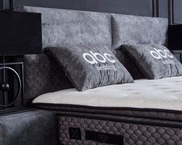 Opberg Boxspring Babylon – Grijs, Verzenden, Nieuw, Grijs, Modern