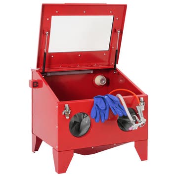 vidaXL Stralingscabine 150 L 125 PSI Koudgewalst staal, Verzenden, Nieuw