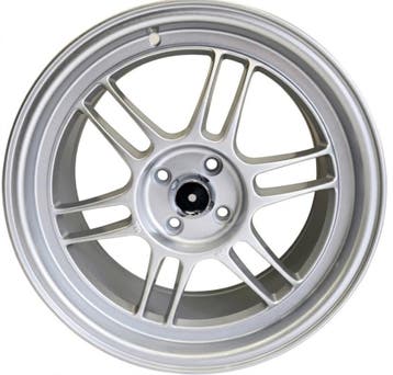 17 inch 4x100 Kipardo KF5058 Gloss Silver velgen 7.5J ET38, Nieuw, 17 inch, Velg(en)