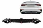 Diffuser Audi S3 Sedan 8Y RS-Look Zwart met sierstukken, Ophalen of Verzenden, Nieuw