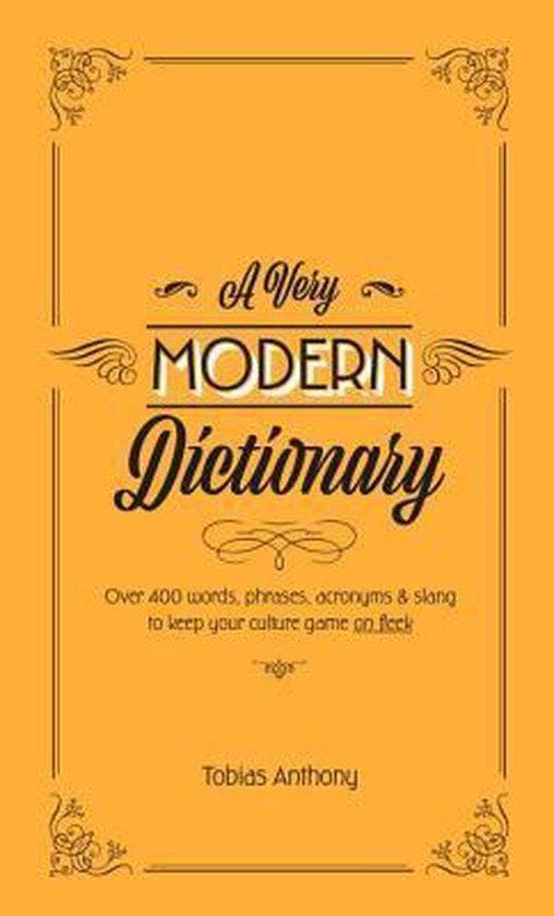 A Very Modern Dictionary 9781925418309 Tobias Anthony, Boeken, Taal | Engels, Zo goed als nieuw, Verzenden