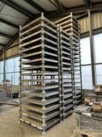 Stapelrek 1560x1190x310 mm inclusief voet, staal, gebruikt -, Ophalen of Verzenden, Gebruikt